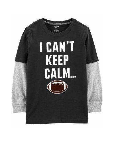 Παιδικό μπλουζάκι Carter's I can't keep calm- 4-5 χρόνια - 1