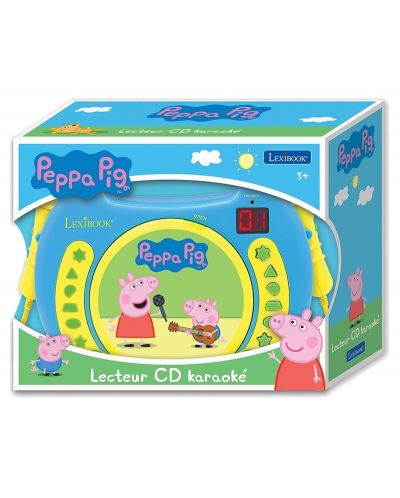 CD player Lexibook - Peppa Pig RCDK100PP, μπλε/κίτρινο - 2