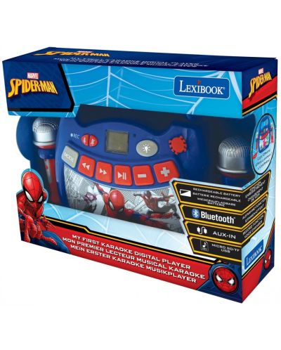 CD player Lexibook - Spider-Man MP320SPZ, μπλε/κόκκινο - 3
