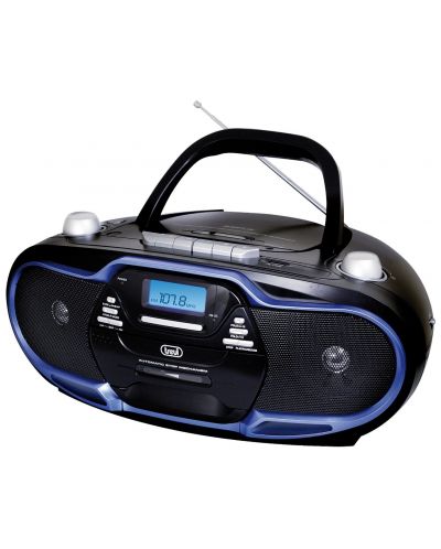CD player  Trevi - CMP 574, μαύρο/μπλε - 5