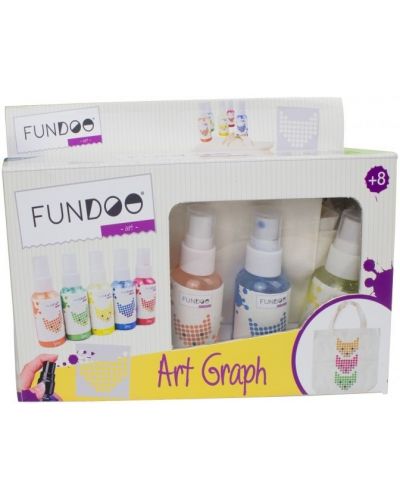 Δημιουργικό σετ Fundoo - Παιδική τσάντα χρωματισμού  - 1