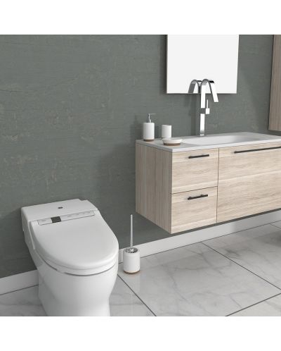 Βούρτσα τουαλέτας Inter Ceramic - Bailey, 11.8 x 39.5 cm, λευκό - 2