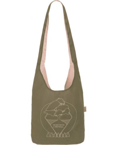 Τσάντα βρεφικού καροτσιού Lassig - Charity Shopper Tree, ελιά - 1