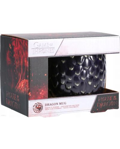 Κούπα 3D Paladone Television: House Of The Dragon - Dragon Egg, 500 ml - 4