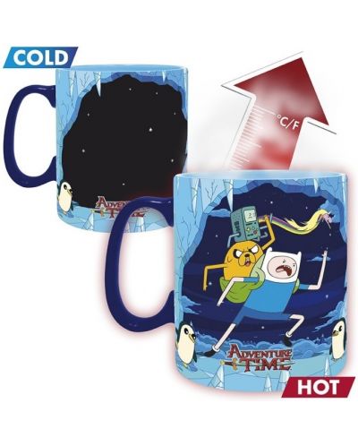 Κούπα με θερμικό εφέ   ABYstyle Animation: Adventure Time - Ice King & Princesses, 460 ml - 2