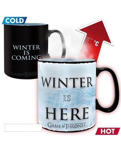 Κούπα με θερμικό εφέ ABYstyle Television:  Game Of Thrones - Winter is here - 2