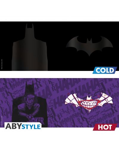 Κούπα με θερμικό εφέ ABYstyle DC Comics:  Batman - Batman & The Joker (matte) - 3