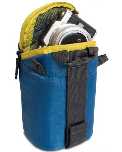 Τσάντα Crumpler - Drewbob Camera Pouch 200, Sailor blue/Lime - 3