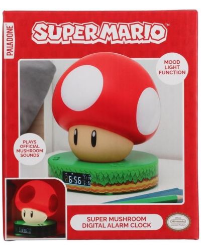 Ρολόι Paladone Games: Super Mario Bros. - Super Mushroom - 4