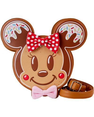 Τσάντα Loungefly Disney: Mickey and Minnie - Gingerbread Cookie - 1