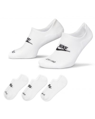 Κάλτσες Nike - Everyday Plus Cushioned, 3 ζευγάρια, λευκές  - 1