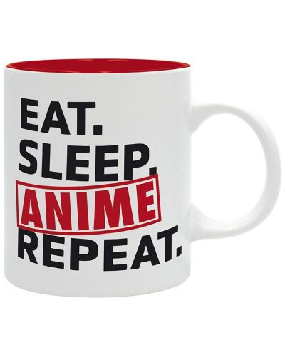 Κούπα The Good Gift Adult: Humor - Eat, Sleep, Anime, Repeat - 1