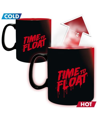 Κούπα με θερμικό εφέ ABYstyle Movies: IT - Time to Float, 460 ml - 3