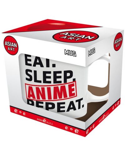 Κούπα The Good Gift Adult: Humor - Eat, Sleep, Anime, Repeat - 3