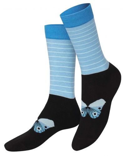 Κάλτσες Eat My Socks - Tropical Butterfly, Blue - 2