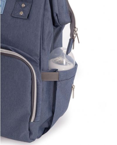 Τσάντα μωρού 2 σε 1 KikkaBoo - Siena,γαλάζιο - 3
