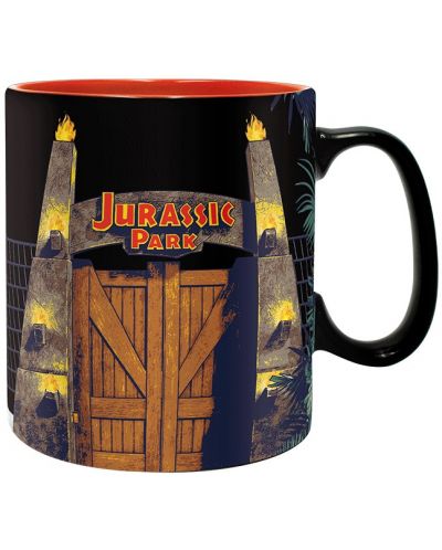 Κούπα με θερμικό εφέ ABYstyle Movies: Jurassic Park - Gate - 1