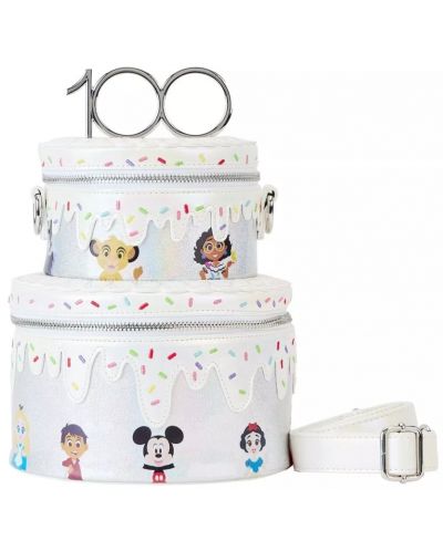Τσάντα Loungefly Disney: Disney - 100th Anniversary Celebration Cake - 1