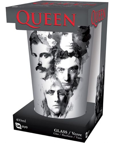 Ποτήρι νερού  GB eye Music: Queen - Faces, 400 ml - 3