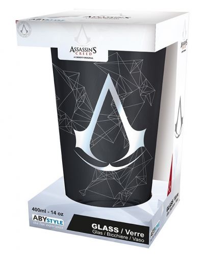 Νεροπότηρο  ABYstyle Games: Assassin's Creed - Logo, 400 ml - 3