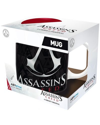 Κούπα ABYstyle Games - Assassin's Creed - Crest black & red - 3