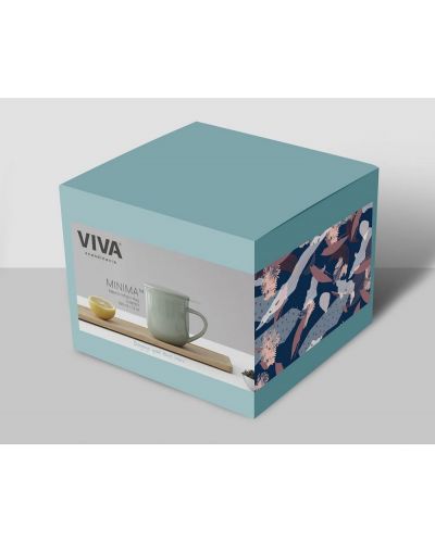 Φλιτζάνι τσαγιού με σουρωτήρι Viva Scandinavia - Minima Pure White, 350 ml - 7
