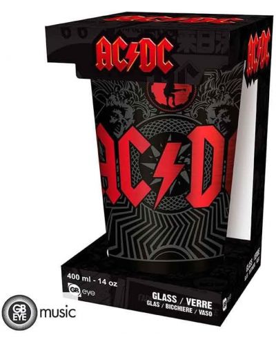 Ποτήρι νερού  GB eye Music: AC/DC -  Black Ice, 400 ml - 2