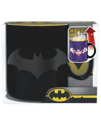 Κούπα με θερμικό εφέ ABYstyle DC Comics:  Batman - Batman & The Joker (matte) - 4