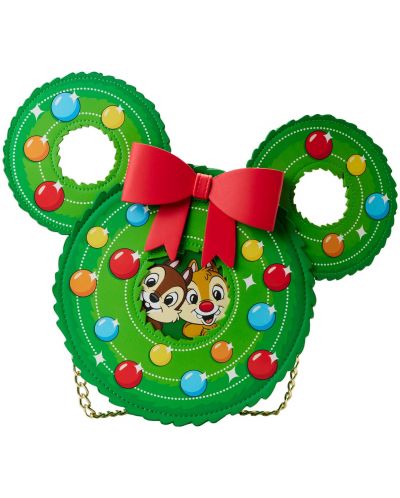 Τσάντα Loungefly Disney: Chip and Dale - Wreath - 1
