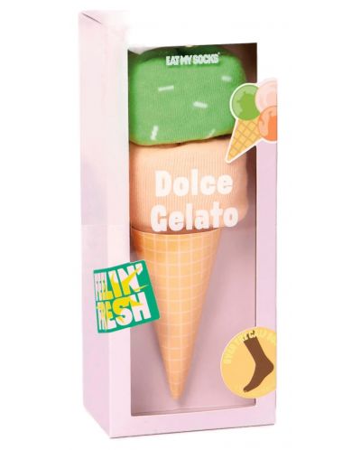 Κάλτσες Eat My Socks - Dolce Gelato, Pink Green - 1