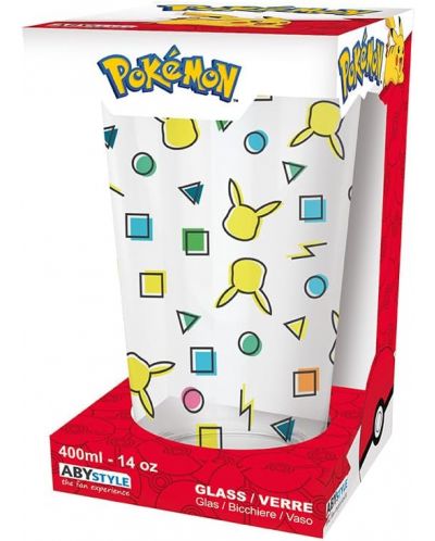 Ποτήρι νερού  ABYstyle Games: Pokemon - Pikachu pattern - 2