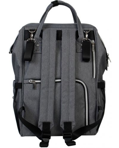 Τσάντα καροτσιού KikkaBoo - Siena, Dark Grey - 3