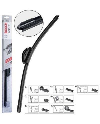 Υαλοκαθαριστήρας Bosch - Aero Eco Neo, 530 mm, καθολικός  - 4