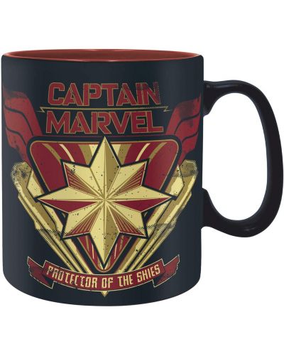 Κούπα ABYstyle Marvel:  Captain Marvel - Protector of the Skies, 460 ml - 1