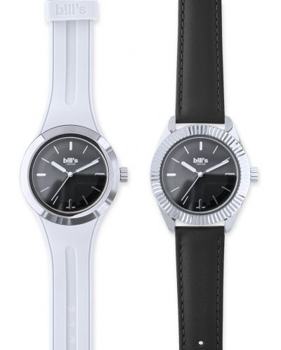 Ρολόι  Bill's Watches Twist - White & Black - 1