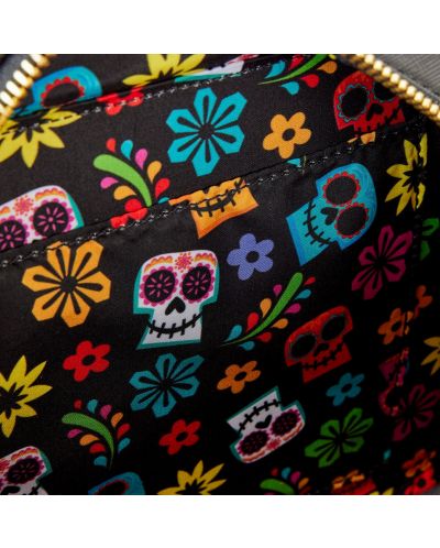 Τσάντα Loungefly Disney: Coco - Miguel Floral Skull - 6