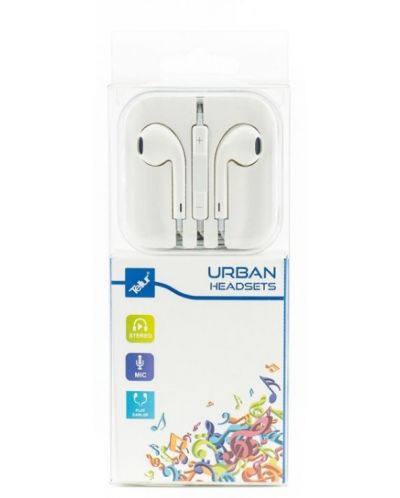 Ακουστικά με μικρόφωνο Tellur - Urban, λευκά - 3