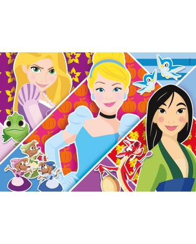 Παζλ Clementoni 2 x 20 κομμάτια - Οι πριγκίπισσες της Disney  - 3