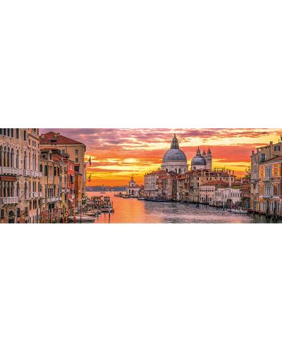 Πανοραμικό  Παζλ Clementoni 1000 κομμάτια -Το Μεγάλο Κανάλι, Βενετία  - 2