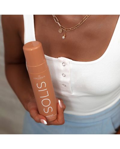 Cocosolis Natural self-tanning foam Solis, Medium saturated, 200 ml - 4