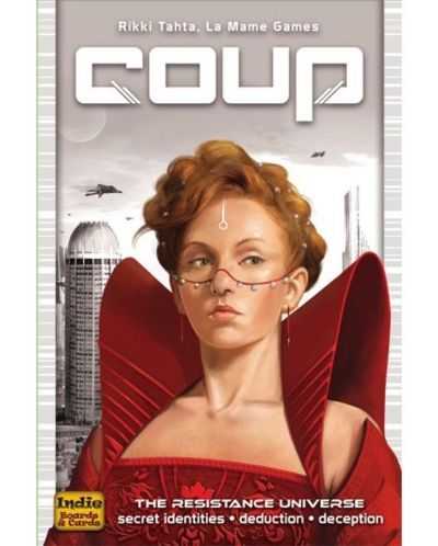 Επιτραπέζιο παιχνίδι Coup - με κάρτες - 1
