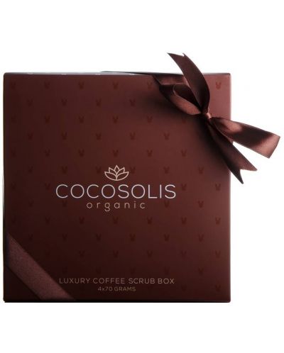 CocosolisΚουτί πολυτελείας με 4 φυσικά βιολογικά scrub, 4 x 70 g - 2