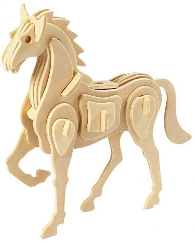 Ξύλινο 3D παζλ Creativ Company - Horse - 1