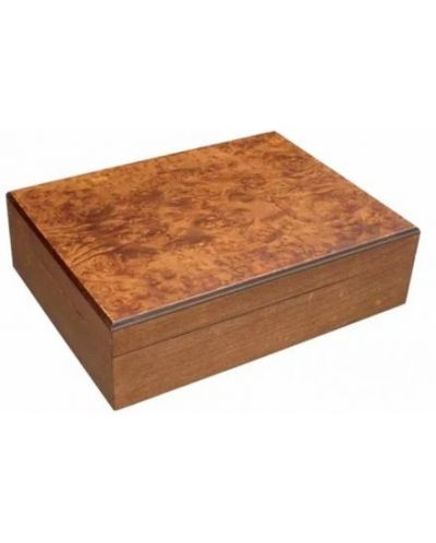 Ξύλινο κουτί Modiano - Radica, με 200 μάρκες και τράπουλα για πόκερ - 2