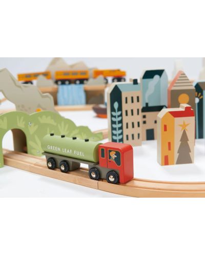 Ξύλινο σετ τρένου Tender Leaf Toys -Ορεινό τρένο - 3