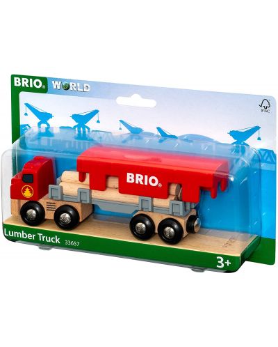 Παιχνιδάκι Brio Φορτηγό Lumber Truck - 3