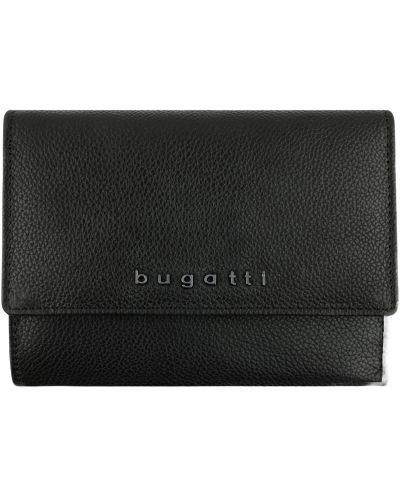 Γυναικείο δερμάτινο πορτοφόλι Bugatti Bella - Flip, RFID Προστασία , μαύρο - 1