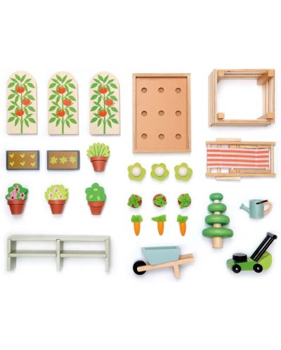 Ξύλινο Σετ   Tender Leaf Toys - Θερμοκήπιο και κήπος - 3