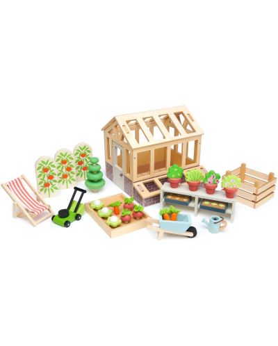 Ξύλινο Σετ   Tender Leaf Toys - Θερμοκήπιο και κήπος - 2