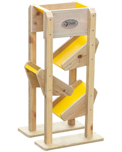 Παιδικός ξύλινος πύργος για παιχνίδι με άμμο Classic World  - 1